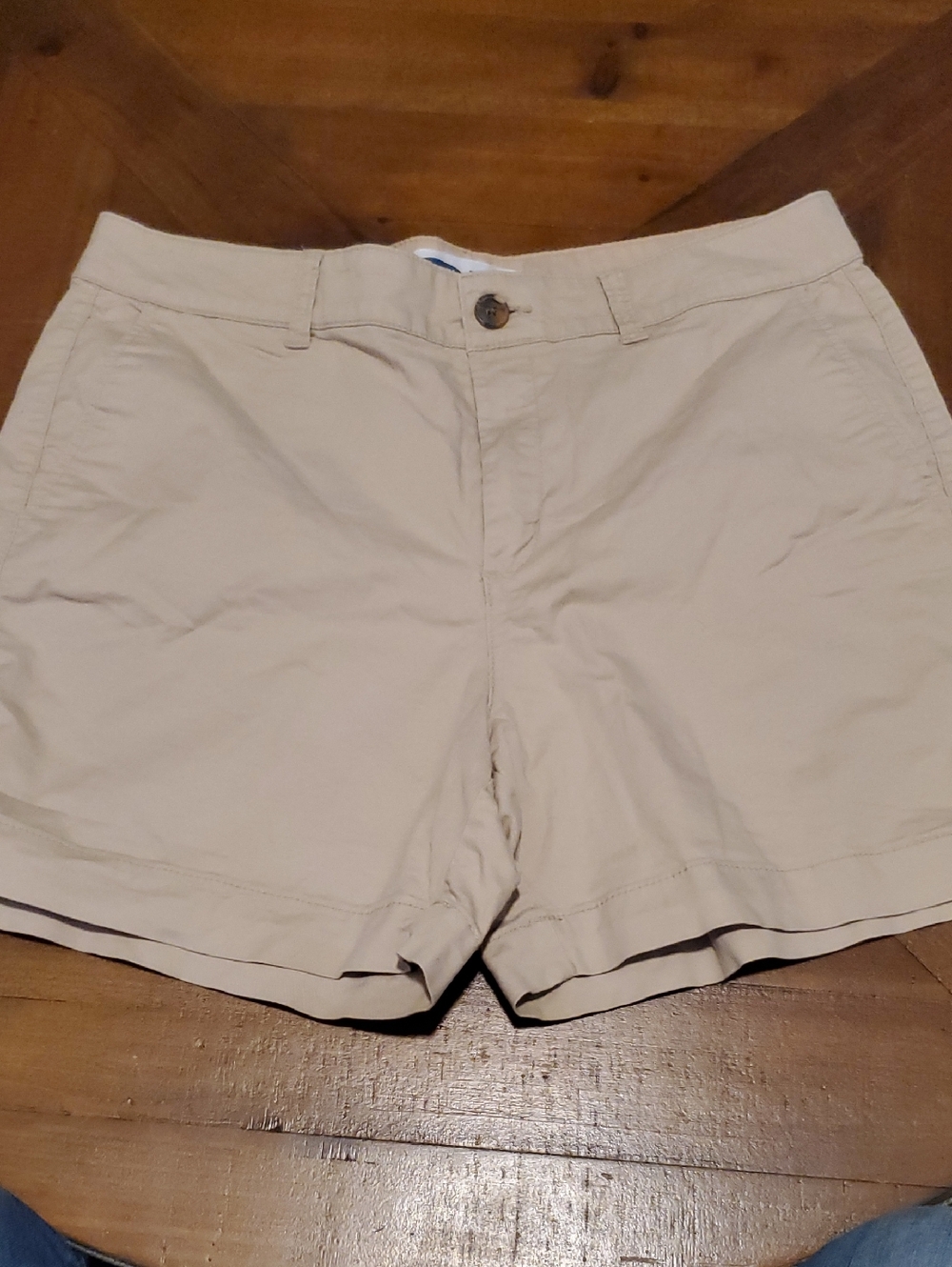 Old Navy Women's Light Beige High-Rise Shorts